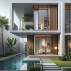 Modern Minimal House Windows ;