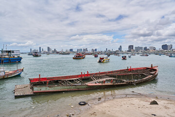 Ship wreck in Pattaya, Thailand