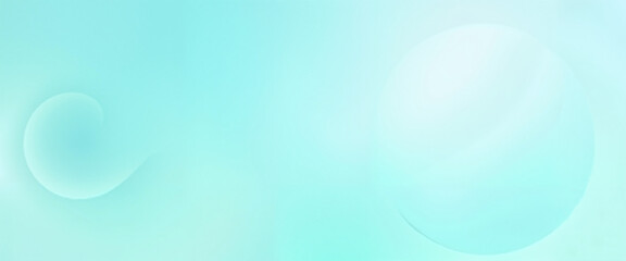 Ethereal Aqua Bubbles in Minimalist Style Representing Serenity and Purity