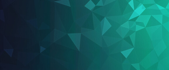 Geometric Abstract Pattern in Teal Shades Representing Modern Design