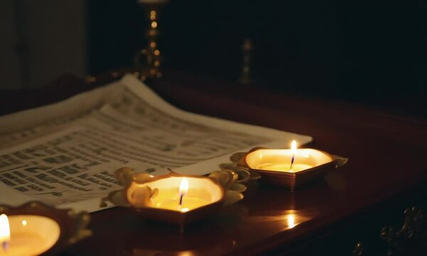 closeup shot of a funeral casket in a hearse or chapel or burial at cemetery