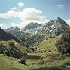Obraz premium Views: Cantabrian Mtns, Spain