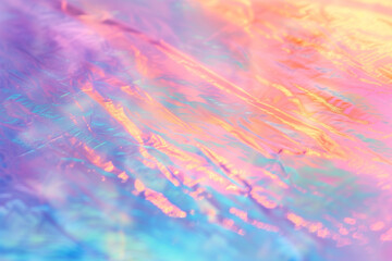 Fototapeta premium 4K Beautiful color gradient background with noise. Abstract pastel holographic blurred grainy gradient banner background texture Colorful digital grain soft noise effect Nostalgia, vintage, retro