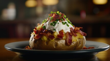 Delicious Loaded Baked Potato Dish