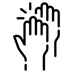 Obraz premium High Five icon