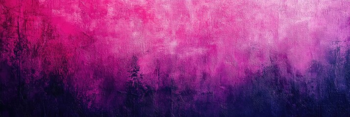 Obraz premium Vibrant gradient from pink to purple with a medium grain overlay, perfect for bold designs