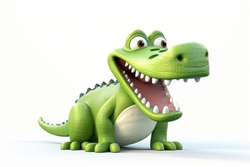 Fototapeta premium Dinosaur reptile cartoon animal.