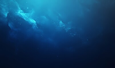 Deep Blue Colors Gradient Background with a Grainy Texture, Generative AI