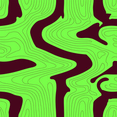 Seamless abstract pattern with curved lines, a maze. Design for fabric, Wallpaper, and cards