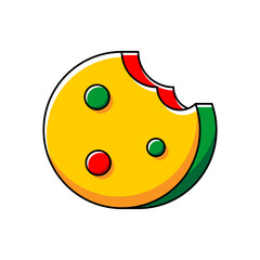 Christmas Cookie icon. Outline icons. Holiday symbol