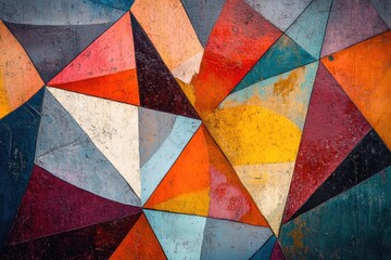 Fototapeta premium Abstract Art Piece with Vibrant Colors