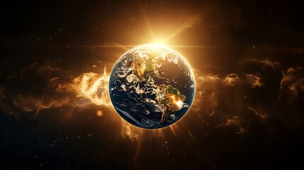 Earth around the Sun 