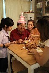 Grand father Birthday Time