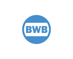 BWB logo design vector template. BWB