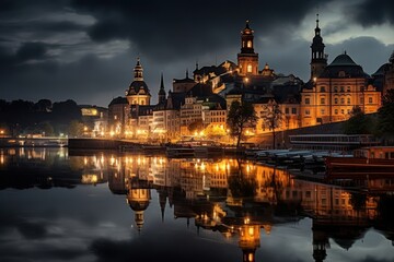 Fototapeta premium Cityscape architecture landscape building.