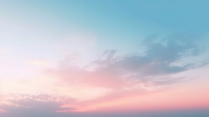 Fototapeta premium Serene Sunset Sky with Gradient Colors