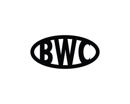BWC logo design vector template. BWC