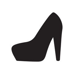 Type of Shoes footwear silhouette, modern shoes, boots, sneakers and clogs. Male and female fashion shoes, casual seasonal footwear vector symbols illustrations set Collection