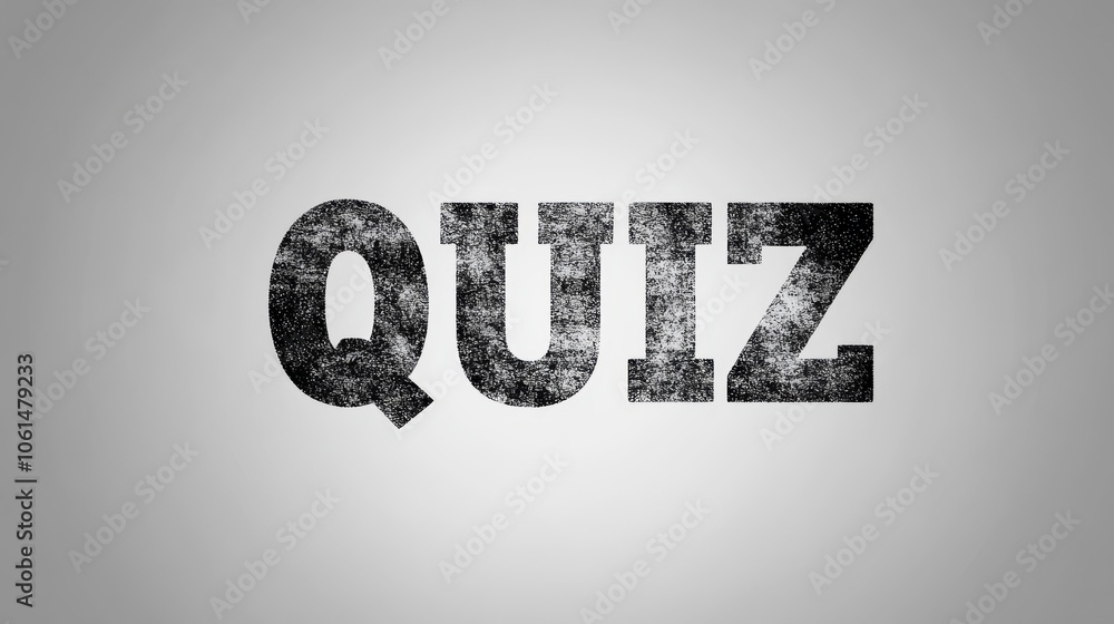 Poster quiz time: a simple yet powerful image depicting the word 