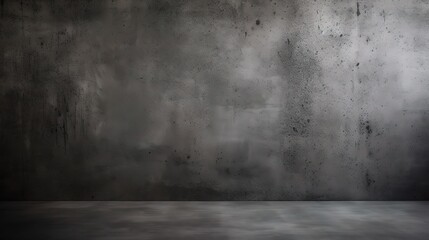 Textured Dark Cement Wall Background