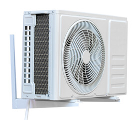 air conditioning compressor isolated on white