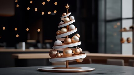 Modern Minimalist Christmas Tree Decor