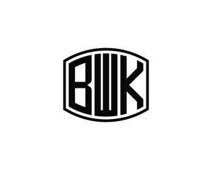 BWK logo design vector template. BWK