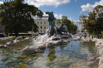 Gefionspingvandet Brunnen in Kopenhagen