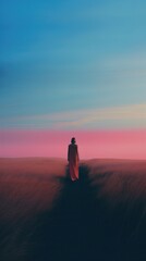 Fototapeta premium Photography of a woman nature landscape outdoors.