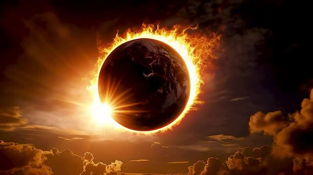 the solar eclipse