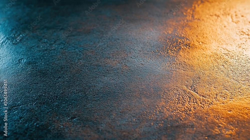 Poster metallic texture with dark gradient background