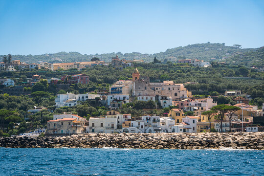 Massa Lubrense in Punta Campanella, South Italy. Famous for the port of Della Lobra.