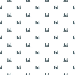 Naklejka premium Refinery icon pattern seamless isolated on white background