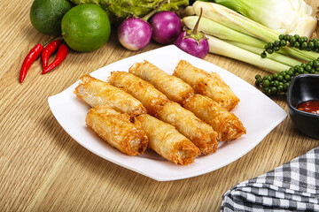 Vietnamese cuisine fried spring roll