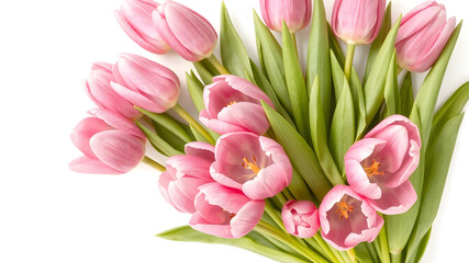 Fototapeta premium Tulip. Bouquet of tulips. Perennial flower. Spring Summer.