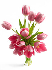 Obraz premium Tulip. Bouquet of tulips. Perennial flower. Spring Summer.