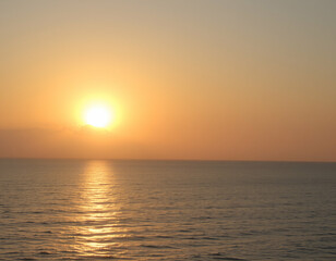 Fototapeta premium sunset over the sea