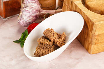 Liver Pate spread in the bowl