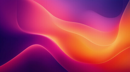 Fototapeta premium An abstract background for the red Mystic phone wallpaper, with vibrant colors. A dark blue and purple with an orange gradient in between, and smooth curves.