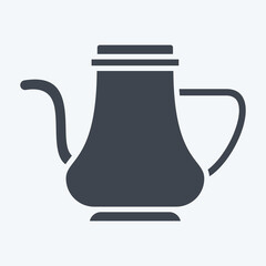 Icon Hot pot. related to Vintage Decoration symbol. glyph style. simple illustration