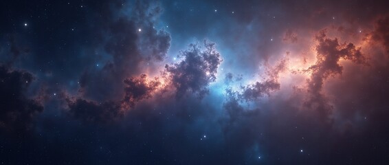 space abstract landscape