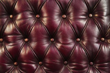 Naklejka premium Elegant Burgundy Upholstery with Depth and Texture