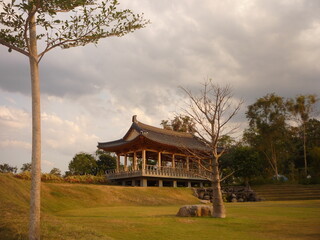 Korean architecture in Taman K 