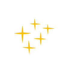 Obraz premium doodles of stars and star sparkles