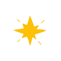 Obraz premium doodles of stars and star sparkles