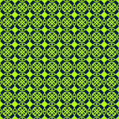 Emerald Enigma seamless pattern 