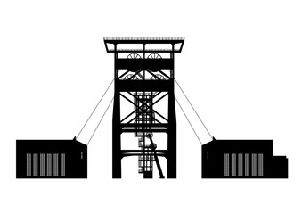 Silhouette Zeche Gneisenau