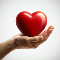 Fototapeta premium heart in hand