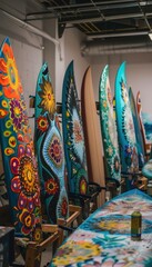 Surfboard Art Workshop: Creating Custom Oceanic Designs for Beach Lovers
