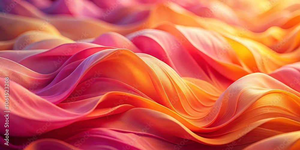 Poster vibrant abstract background with soft pinks and warm oranges – smooth gradient for artistic inspirat